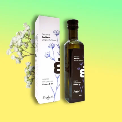 Λινέλαιο Ψυχρής Έκθλιψης 250mL Βιοαγρός Bio