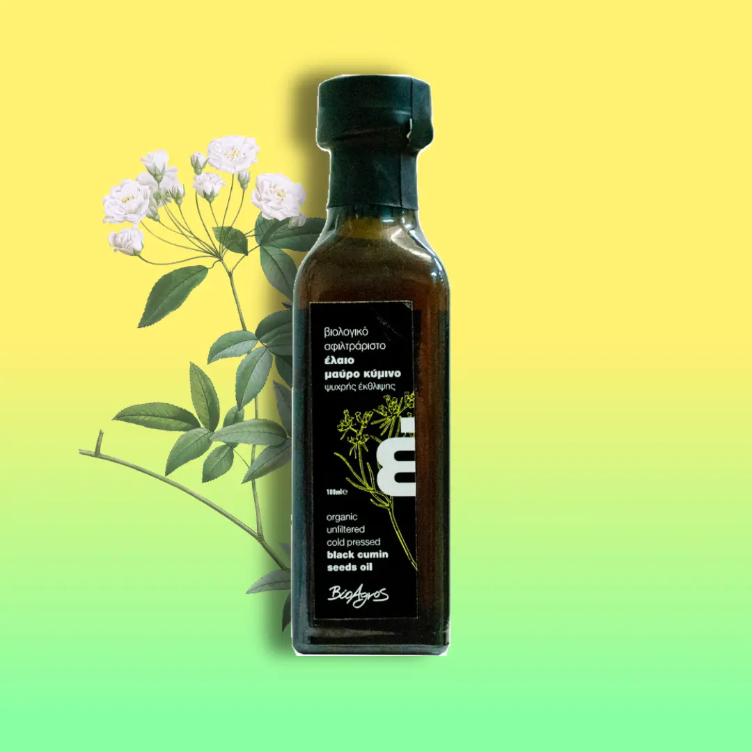 Web_Photo_Editor-5.webp Έλαιο Μαύρου Κύμινου 100mL Βιοαγρός Bio - Image 1