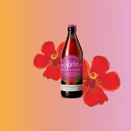 Water Kefir Ιβίσκος & Φραγκοστάφυλο